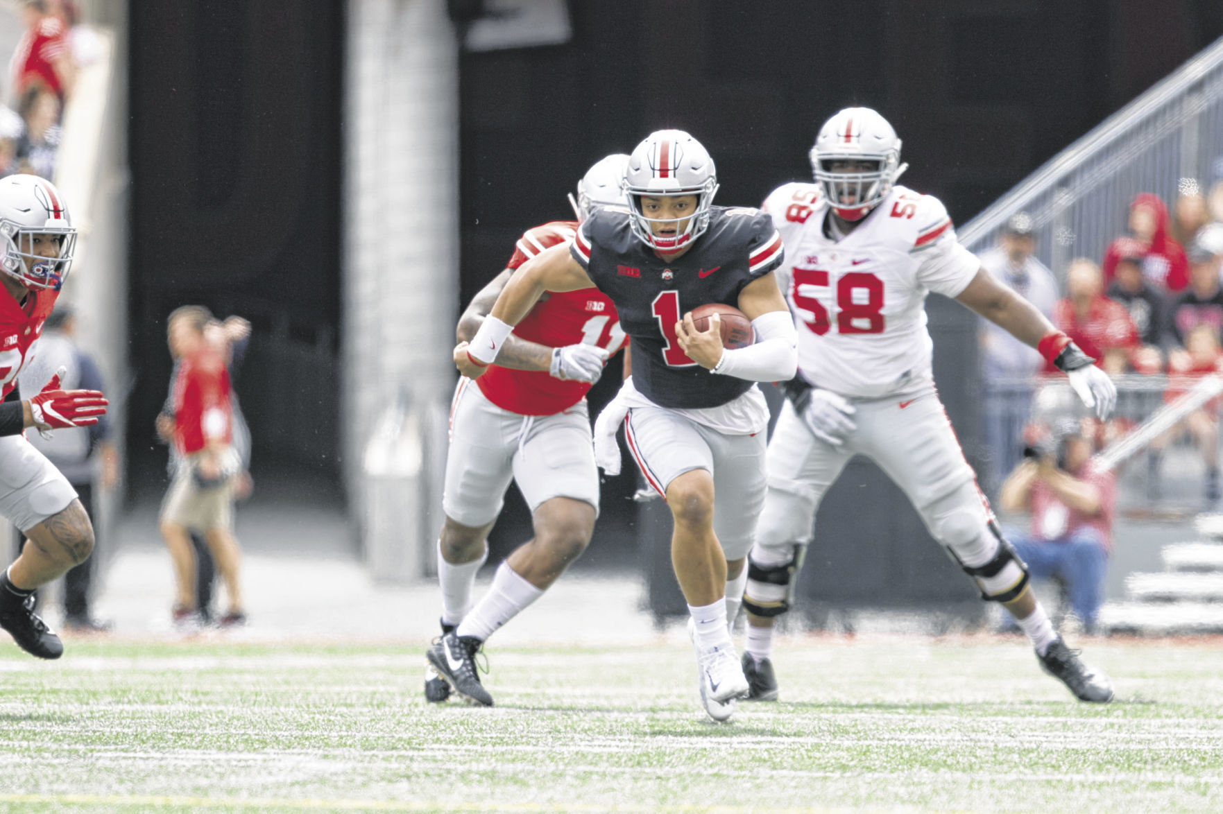 Justin Fields - OSU Spring Game